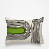 Ovi Abstract Spun Polyester Lumbar Indoor/Outdoor Throw Pillow