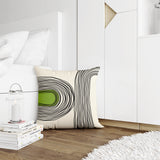 Ovi Abstract Spun Polyester Square Indoor/Outdoor Throw Pillow