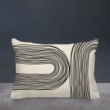 Ovi Abstract Spun Polyester Lumbar Indoor/Outdoor Throw Pillow