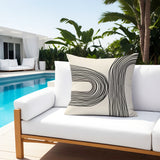 Ovi Abstract Spun Polyester Square Indoor/Outdoor Throw Pillow