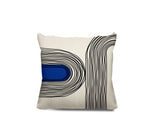 Ovi Abstract Spun Polyester Square Indoor/Outdoor Throw Pillow