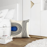 Ovi Abstract Spun Polyester Lumbar Indoor/Outdoor Throw Pillow