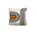 Ovi Abstract Spun Polyester Square Indoor/Outdoor Throw Pillow