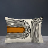 Ovi Abstract Spun Polyester Lumbar Indoor/Outdoor Throw Pillow