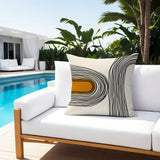 Ovi Abstract Spun Polyester Square Indoor/Outdoor Throw Pillow