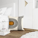Ovi Abstract Spun Polyester Square Indoor/Outdoor Throw Pillow