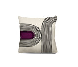 Ovi Abstract Spun Polyester Square Indoor/Outdoor Throw Pillow