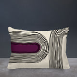 Ovi Abstract Spun Polyester Lumbar Indoor/Outdoor Throw Pillow