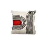 Ovi Abstract Spun Polyester Square Indoor/Outdoor Throw Pillow