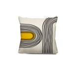 Ovi Abstract Spun Polyester Square Indoor/Outdoor Throw Pillow