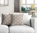 Palmetto Botanical Reversible Indoor/Outdoor Square Pillow