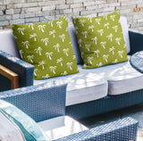 Palmetto Botanical Reversible Indoor/Outdoor Square Pillow