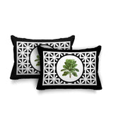 Palmgroove Botanical Reversible Indoor/Outdoor Rectangular Pillow
