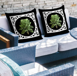 No Decorative Addition Outdoor Reversible Throw Square Pillow