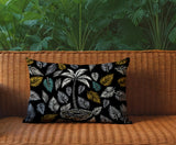 Palmgroove Palm Reversible Indoor/Outdoor Rectangular Pillow