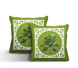 No Decorative Addition Outdoor Reversible Throw Square Pillow