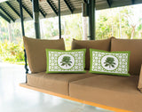 Palmgroove Botanical Reversible Indoor/Outdoor Rectangular Pillow