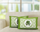 Palmgroove Botanical Reversible Indoor/Outdoor Rectangular Pillow