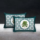 Palmgroove Botanical Reversible Indoor/Outdoor Rectangular Pillow