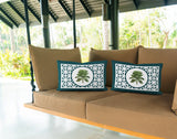 Palmgroove Botanical Reversible Indoor/Outdoor Rectangular Pillow