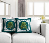 No Decorative Addition Outdoor Reversible Throw Square Pillow