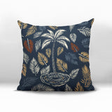 Palmgroove Palm Reversible Indoor/Outdoor Square Pillow