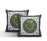 No Decorative Addition Outdoor Reversible Throw Square Pillow