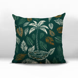 Palmgroove Palm Reversible Indoor/Outdoor Square Pillow