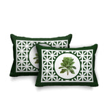 Palmgroove Botanical Reversible Indoor/Outdoor Rectangular Pillow