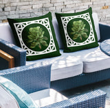 No Decorative Addition Outdoor Reversible Throw Square Pillow