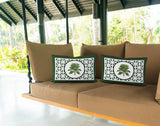 Palmgroove Botanical Reversible Indoor/Outdoor Rectangular Pillow