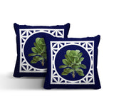 No Decorative Addition Outdoor Reversible Throw Square Pillow