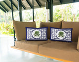 Palmgroove Botanical Reversible Indoor/Outdoor Rectangular Pillow