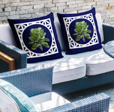 No Decorative Addition Outdoor Reversible Throw Square Pillow