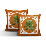 No Decorative Addition Outdoor Reversible Throw Square Pillow