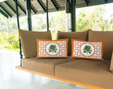 Palmgroove Botanical Reversible Indoor/Outdoor Rectangular Pillow