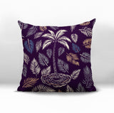 Palmgroove Palm Reversible Indoor/Outdoor Square Pillow