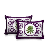Palmgroove Botanical Reversible Indoor/Outdoor Rectangular Pillow