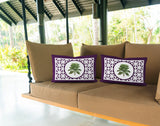 Palmgroove Botanical Reversible Indoor/Outdoor Rectangular Pillow