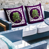 No Decorative Addition Outdoor Reversible Throw Square Pillow