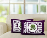 Palmgroove Botanical Reversible Indoor/Outdoor Rectangular Pillow