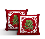 No Decorative Addition Outdoor Reversible Throw Square Pillow