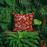 Palmgroove Palm Reversible Indoor/Outdoor Square Pillow