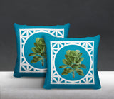 No Decorative Addition Outdoor Reversible Throw Square Pillow