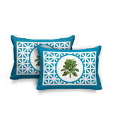 Palmgroove Botanical Reversible Indoor/Outdoor Rectangular Pillow