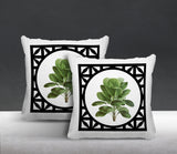 No Decorative Addition Outdoor Reversible Throw Square Pillow