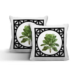 No Decorative Addition Outdoor Reversible Throw Square Pillow