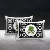 Palmgroove Botanical Reversible Indoor/Outdoor Rectangular Pillow