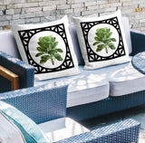No Decorative Addition Outdoor Reversible Throw Square Pillow