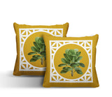 No Decorative Addition Outdoor Reversible Throw Square Pillow